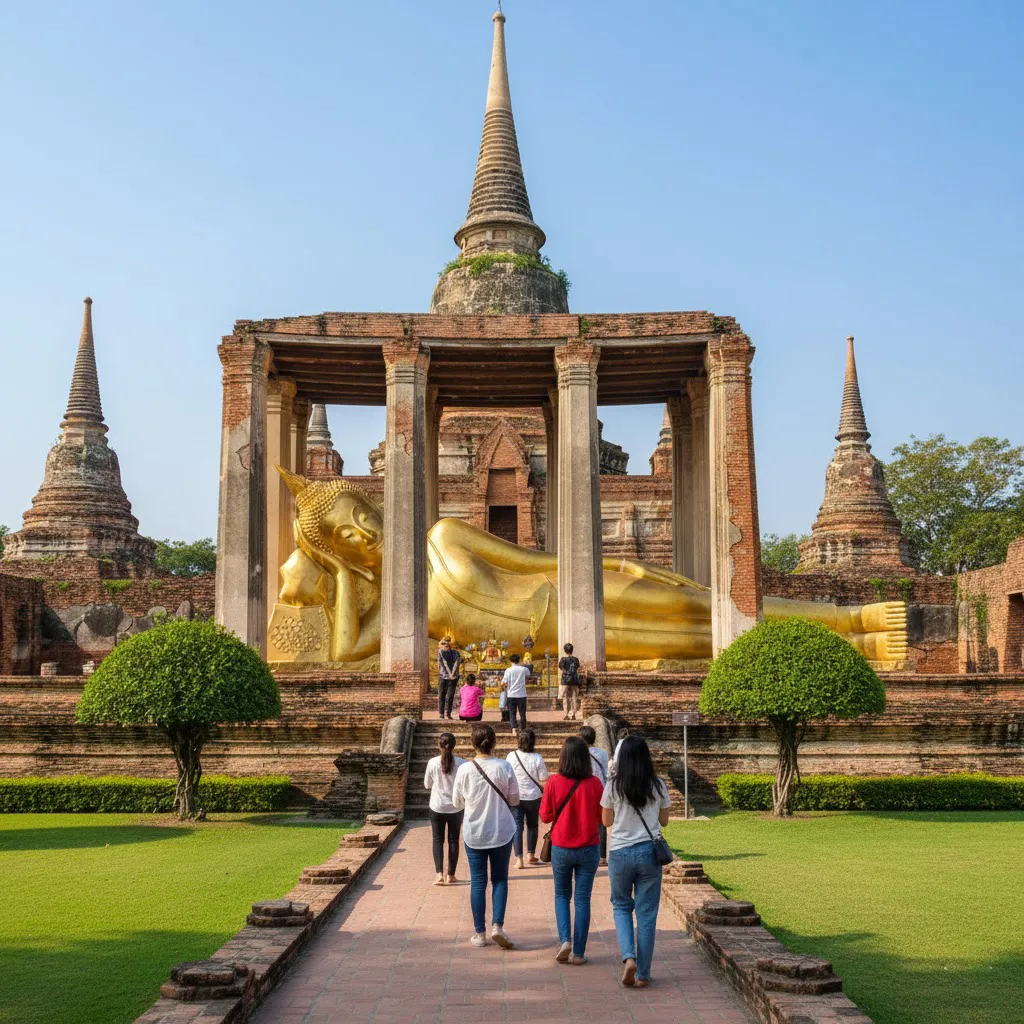 [ตัวอย่าง] ทําบุญ 9 วัด อยุธยา สัมผัสเส้นทางบุญ เสริมมงคลชีวิต เมืองมรดกโลกสุดวิจิตร